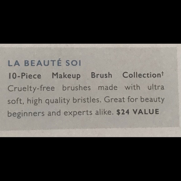 la Beauté Soi Vegan Makeup Brushes with Travel Case - Picture 4 of 8